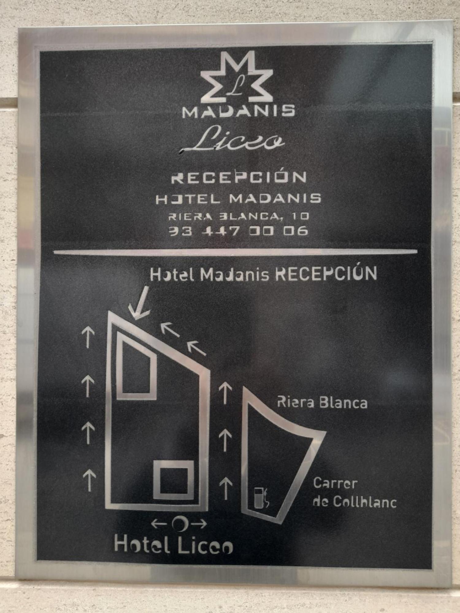 Hotel Madanis Liceo L'Hospitalet de Llobregat Ngoại thất bức ảnh